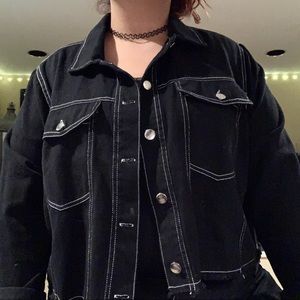 🖤Black Cropped Denim Jacket🖤